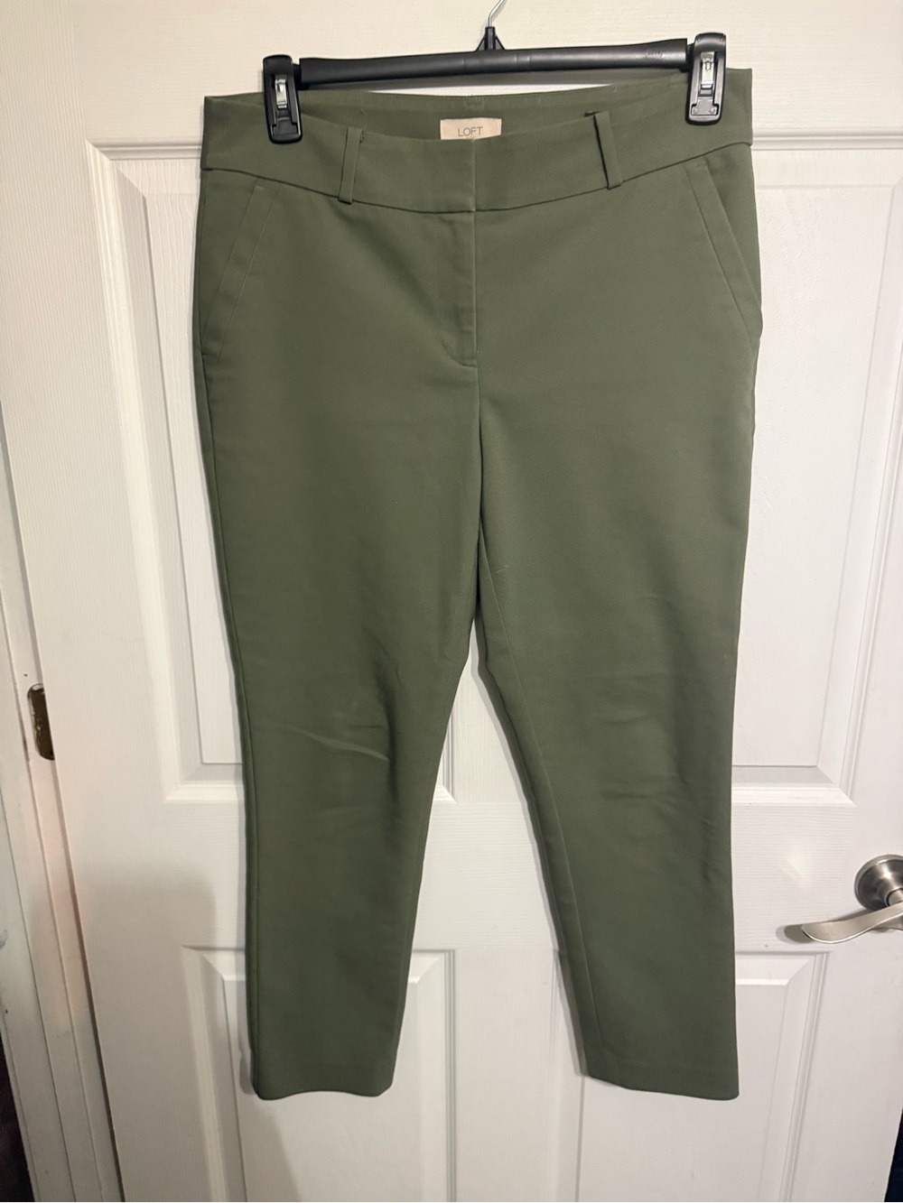 LOFT Olive Green Ankle Pants